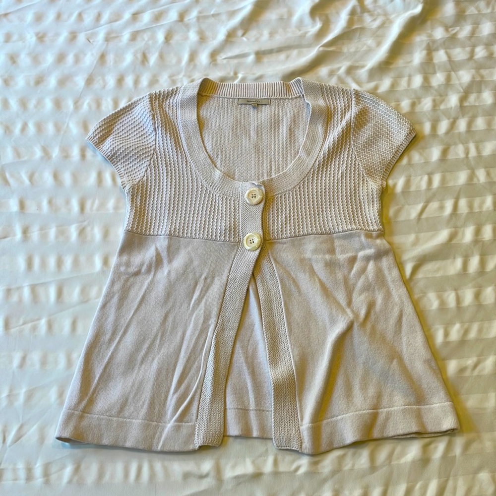 short sleeve cardigan